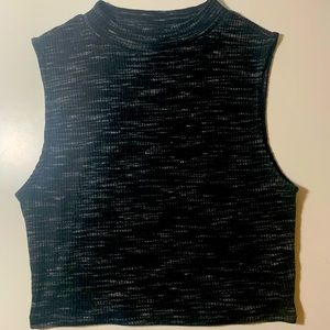 High neck crop top